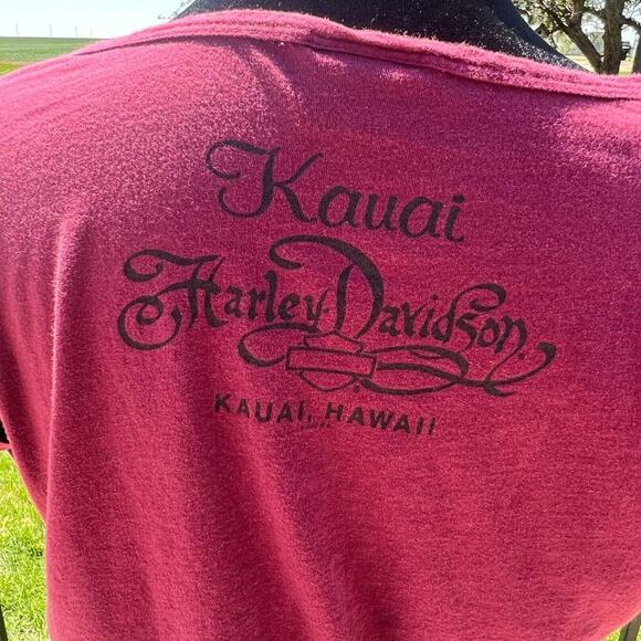 Harley Davidson women's T-shirt size M (arm pit to arm pit 20”) - Picture 6 of 7